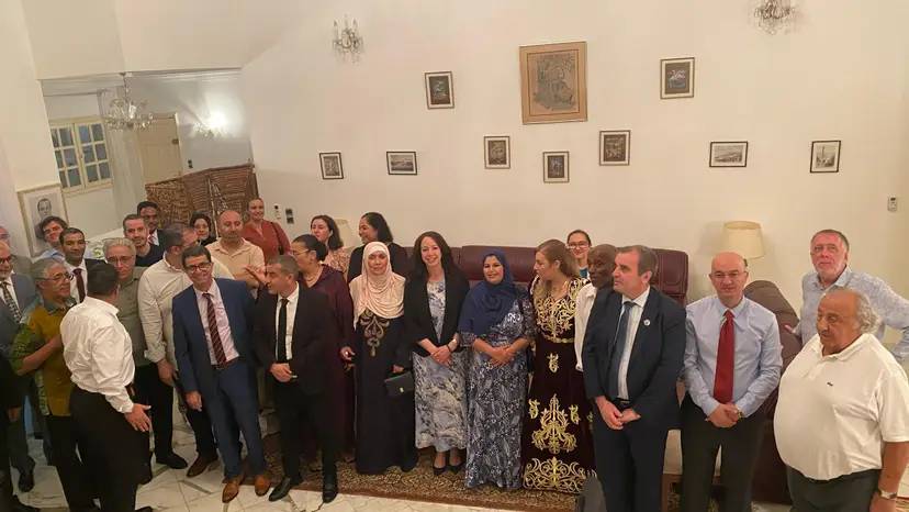 Mrs Mansouri meets with members of our community in Gabon
