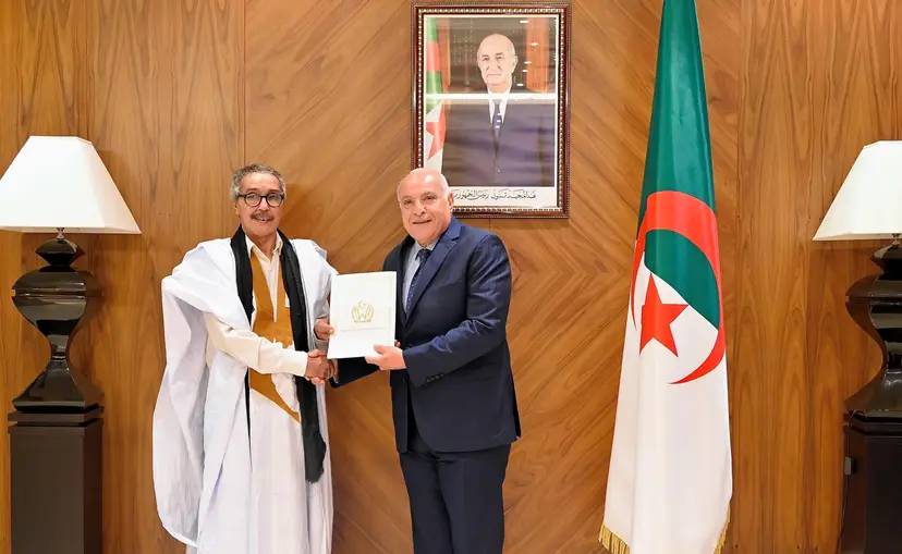 Mr Attaf receives the new ambassador of the Sahrawi Arab Democratic Republic
