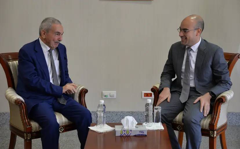 Mr Chaib receives the head of the Supreme Council for the Arabic Language